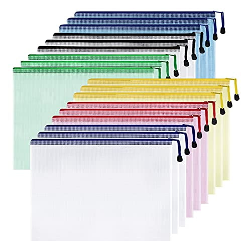 Water-Resistant Zip Bag for School Office Supplies 6 Colors, 18 Packs Puzzles & Games Organizing Storage SUNEE Multisize Plastic Zipper Pouches Water-Resistant Zip Bag for School Office Supplies 6 Colors, 18 Packs Puzzles & Games Organizing Storage SUNEE Multisize Plastic Zipper Pouches